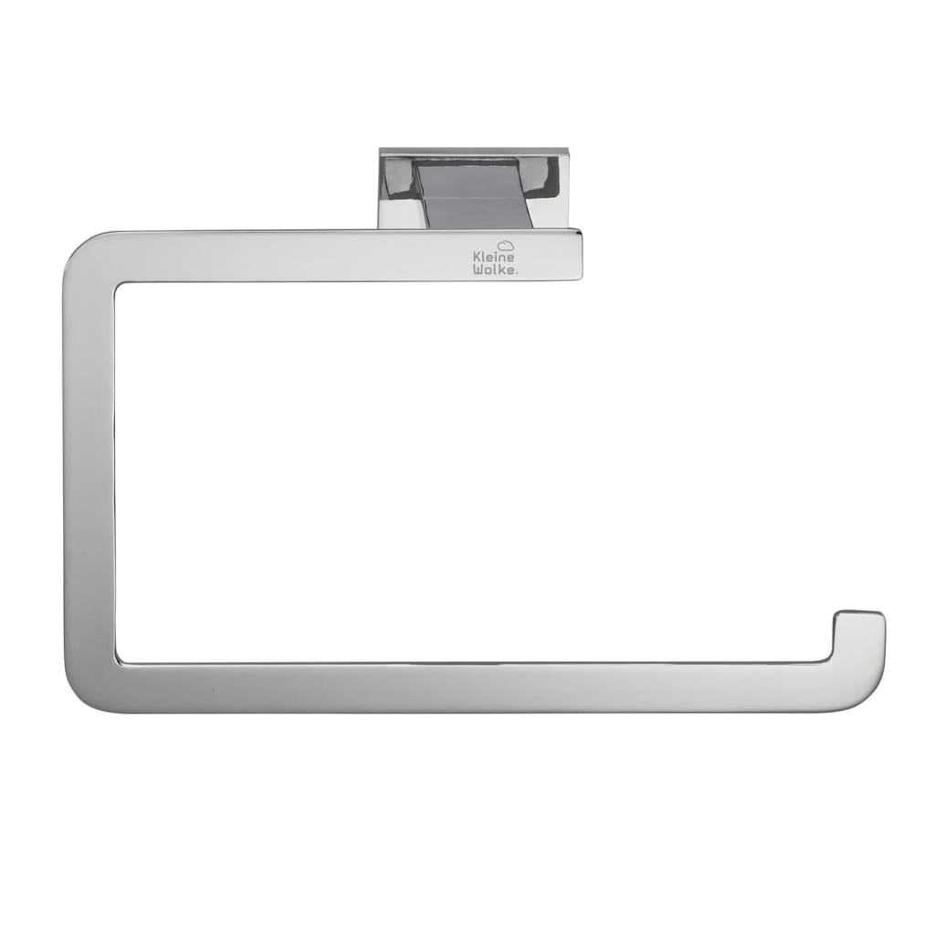 Small cloud towel ring meo silver colored