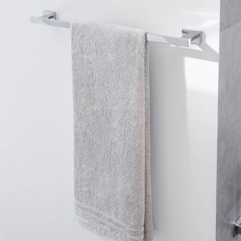 Small cloud towel rod meo silver colored