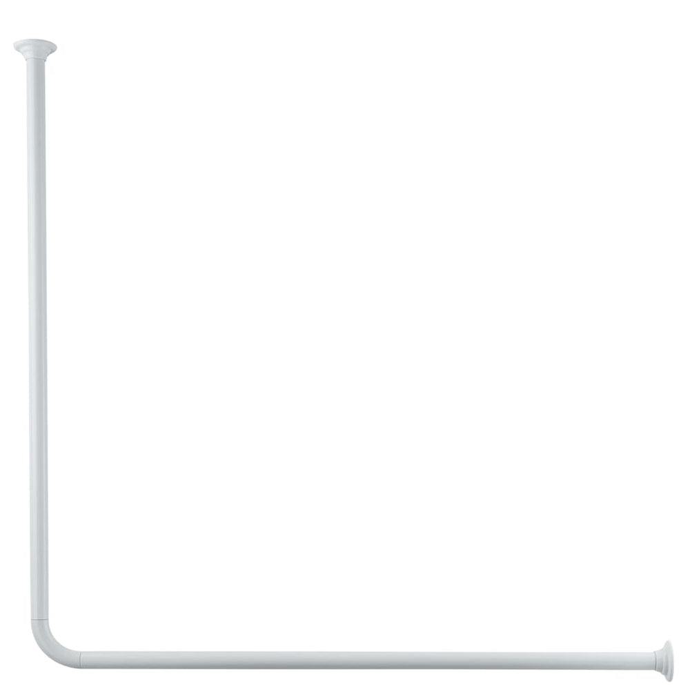 Little Clouds Little Clouds shower curtain rod corner 90x90 cm white