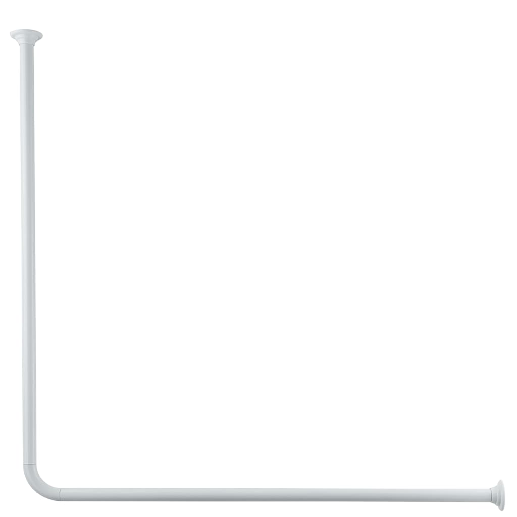 Little Clouds Little Clouds shower curtain rod corner 90x90 cm white