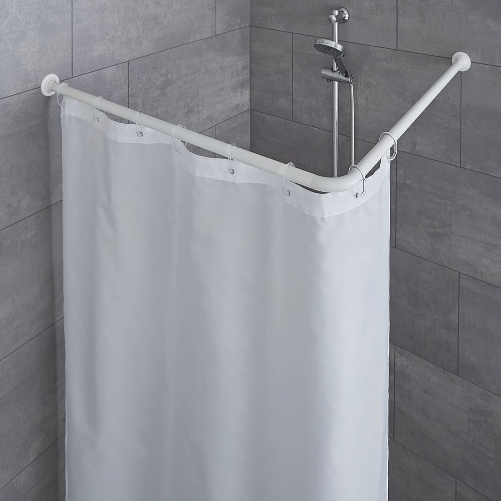 Little Clouds Little Clouds shower curtain rod corner 90x90 cm white