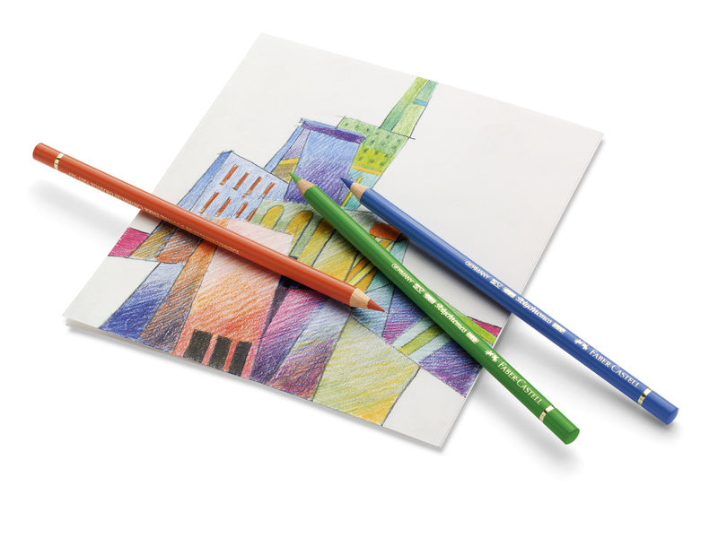 Faber Castell FC-110012 Faarweg Bläistëft Polychromos 3,8 mm Kär Dicke Fall vun 12 Stécker