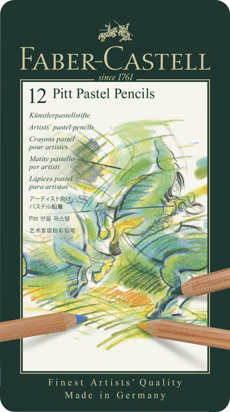 Faber Castell FC-11112 Pastel Pencil Faber-Castell Pitt Metal Pouch A 12 stykker