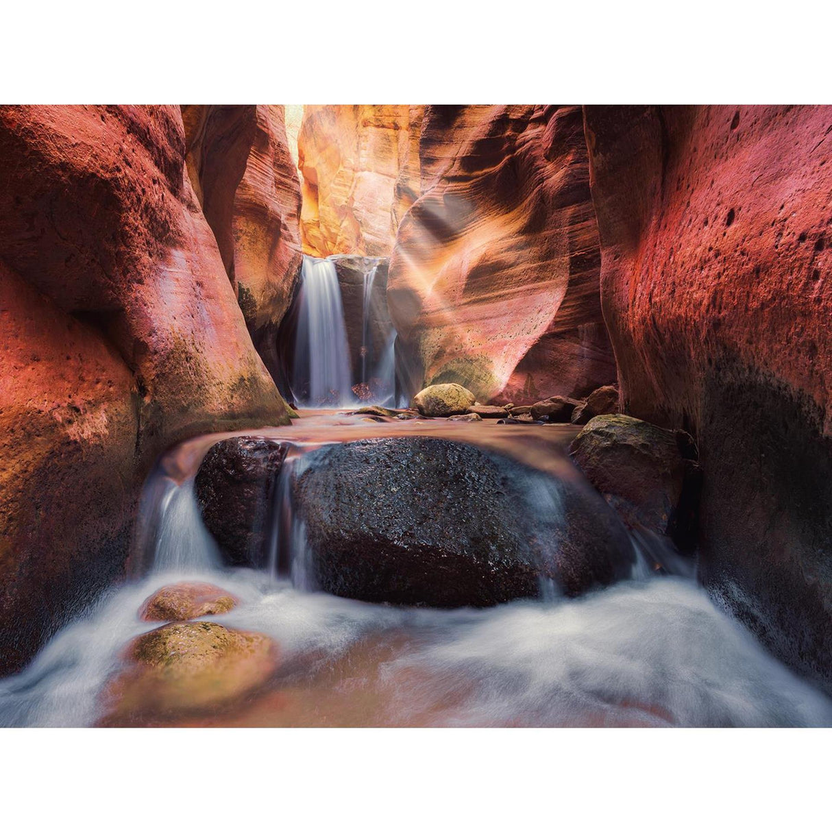Ravensburger jigsaw puzzle der wasserfall im red canyon, 1500 pcs.