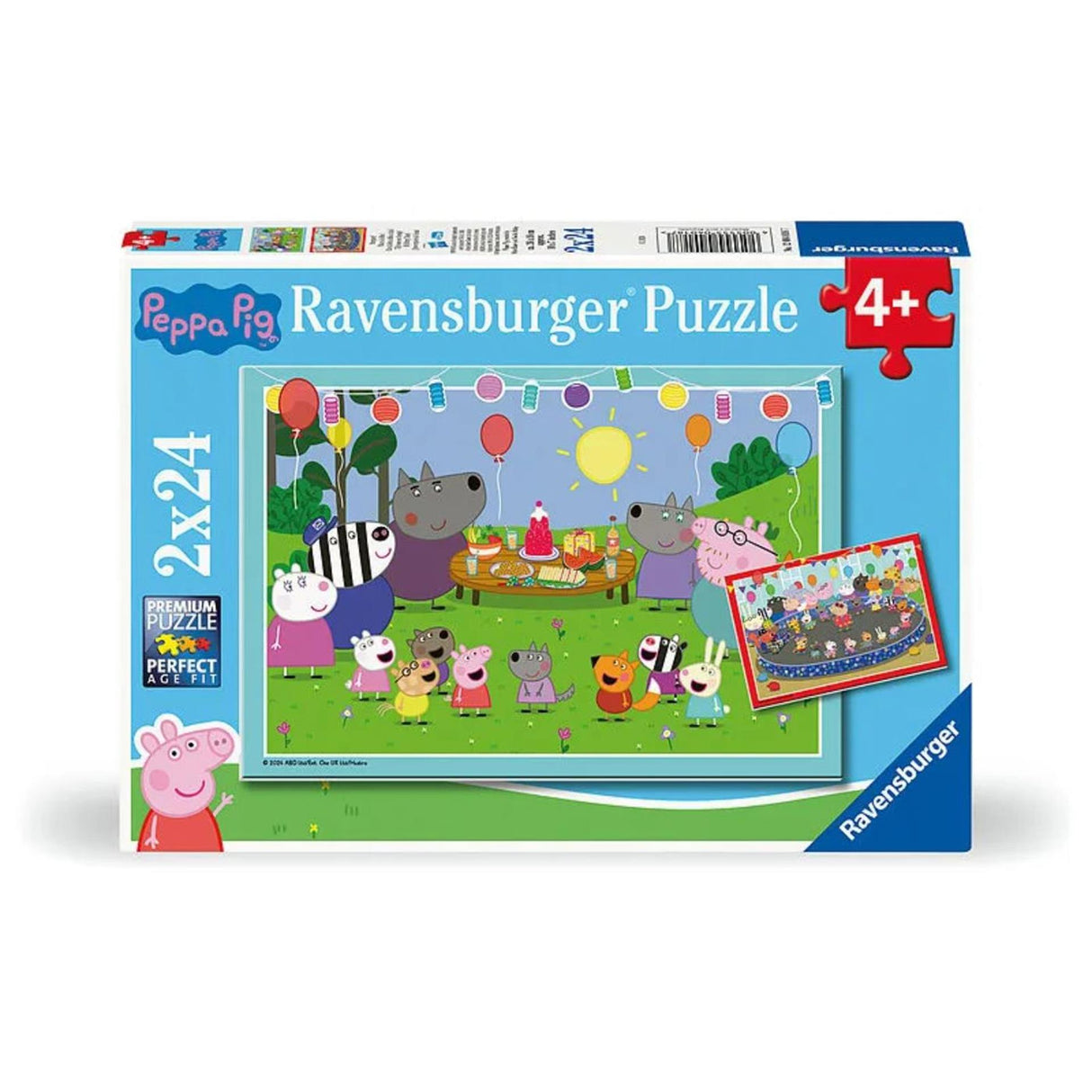 Ravensburger Jigsaw Puzzle Peppa Pig, 2x24st.