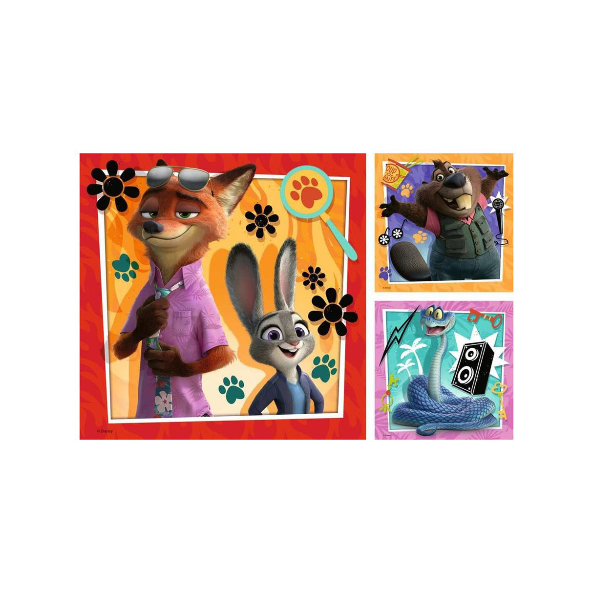 Ravensburger puslespill zootopia 2 3x49stk
