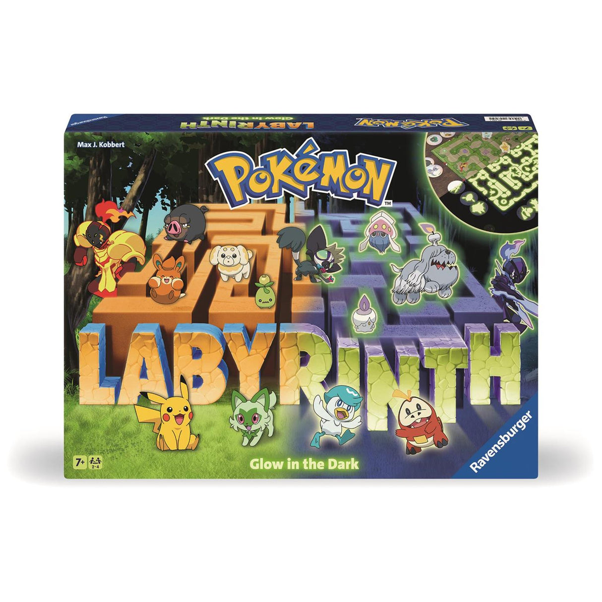 Ravensburger Pokémon Labyrinth leuchtet im Dunkeln