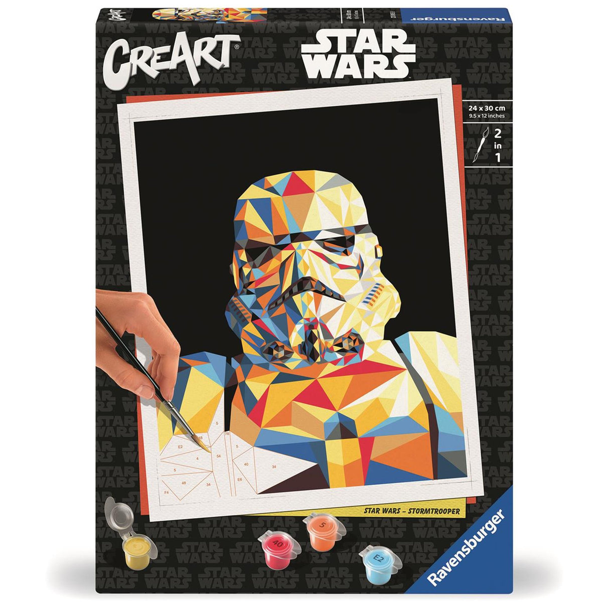 Ravensburger creart paint by number - star wars - stormtrooper