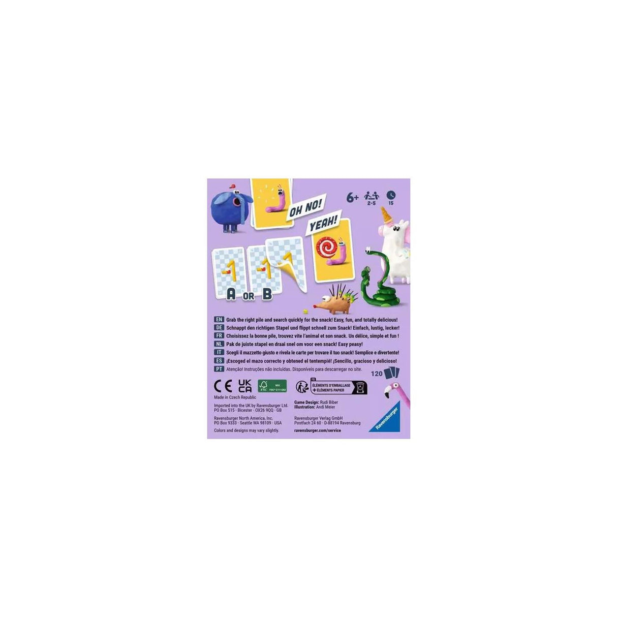 Ravensburger Snackaroo Card Game