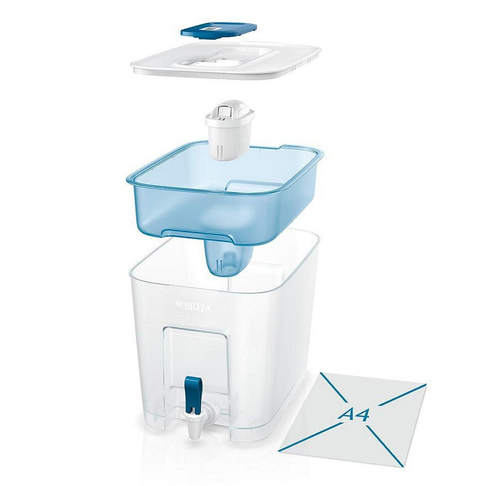 Filtre à eau Brita flow 8,2l bleu blanc