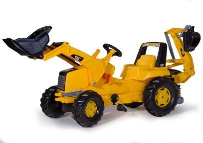 Rolly Toys Rolly Toys 813001 RollyJunior CAT Tractor with Loader and Backhoe