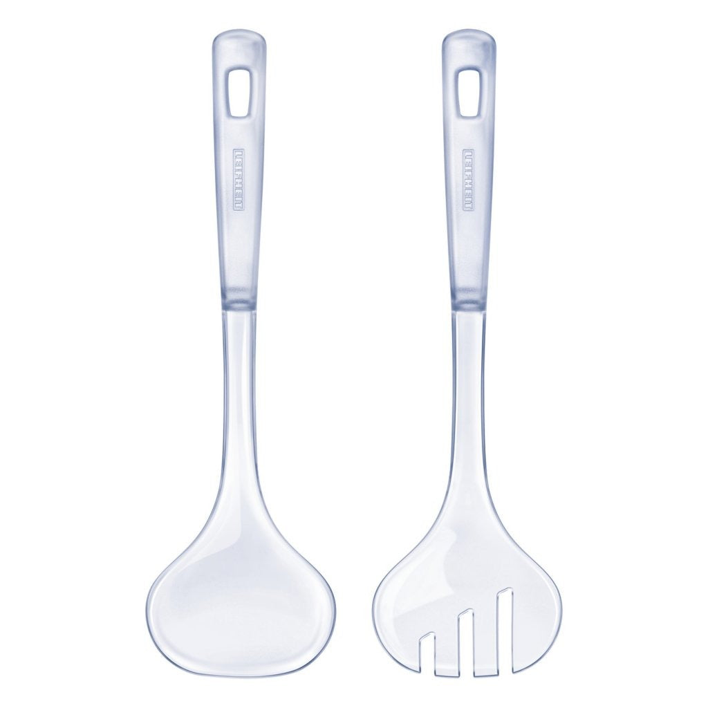 Leifheit 3196 salad cutlery transparent 2-piece