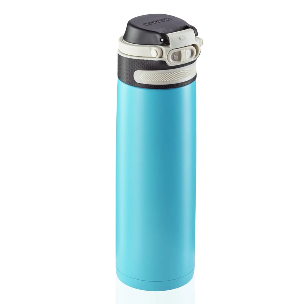 Leifheit thermosfless flip 600 ml of water blue
