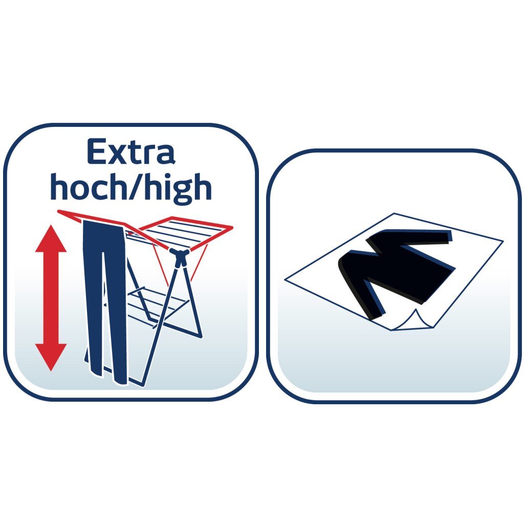 Raca triomú Leifheit clasaiceach 250 flex dubh