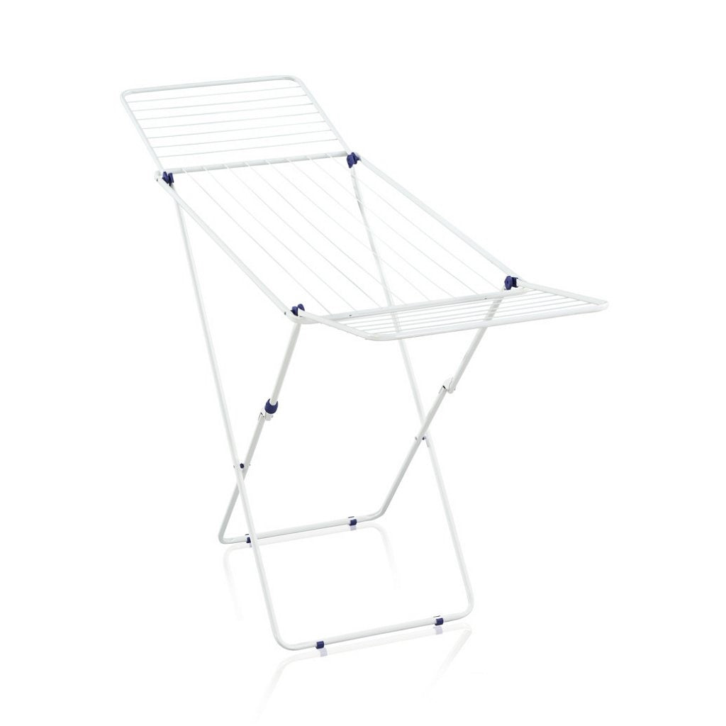 Leifheit 81539 classic 200 easy drying rack white blue