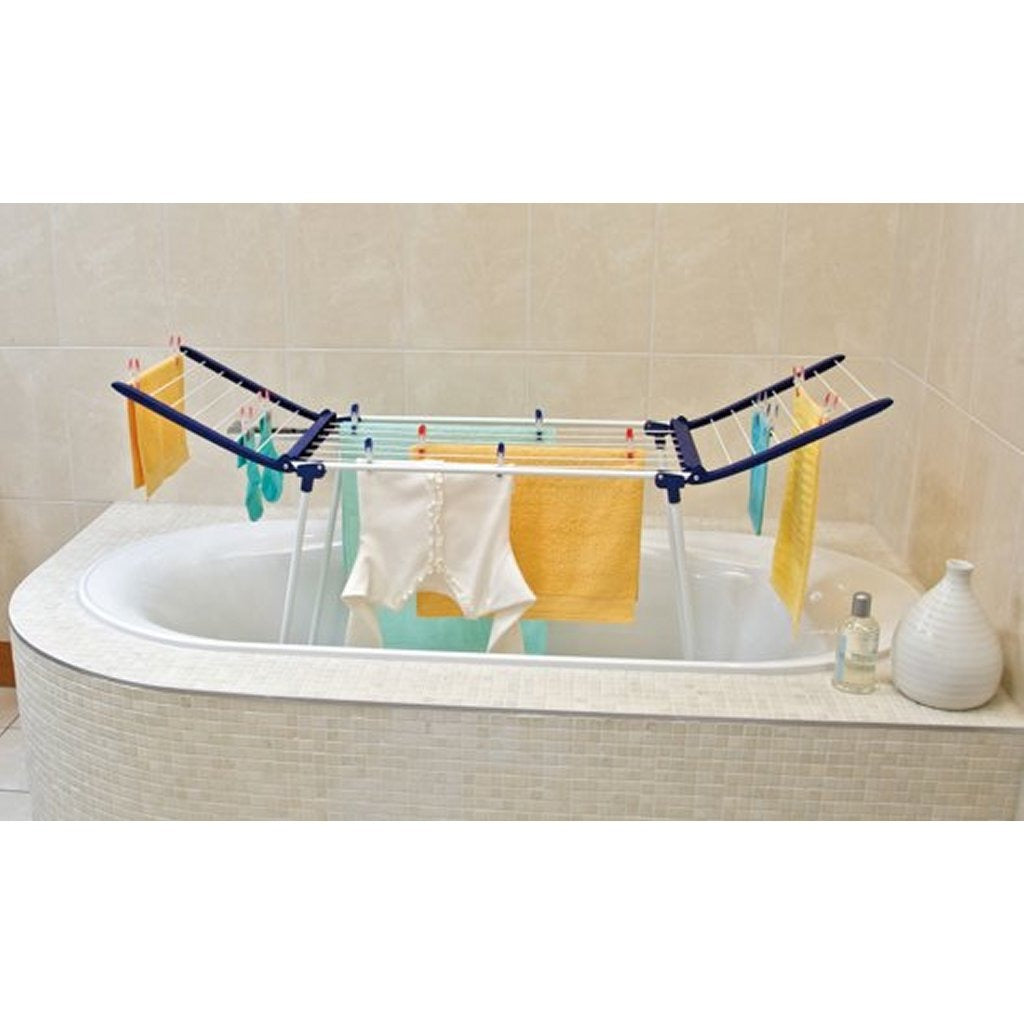 Leifheit 81720 PEGASUS 120 Solide compact Draogkrek Bleu blanc