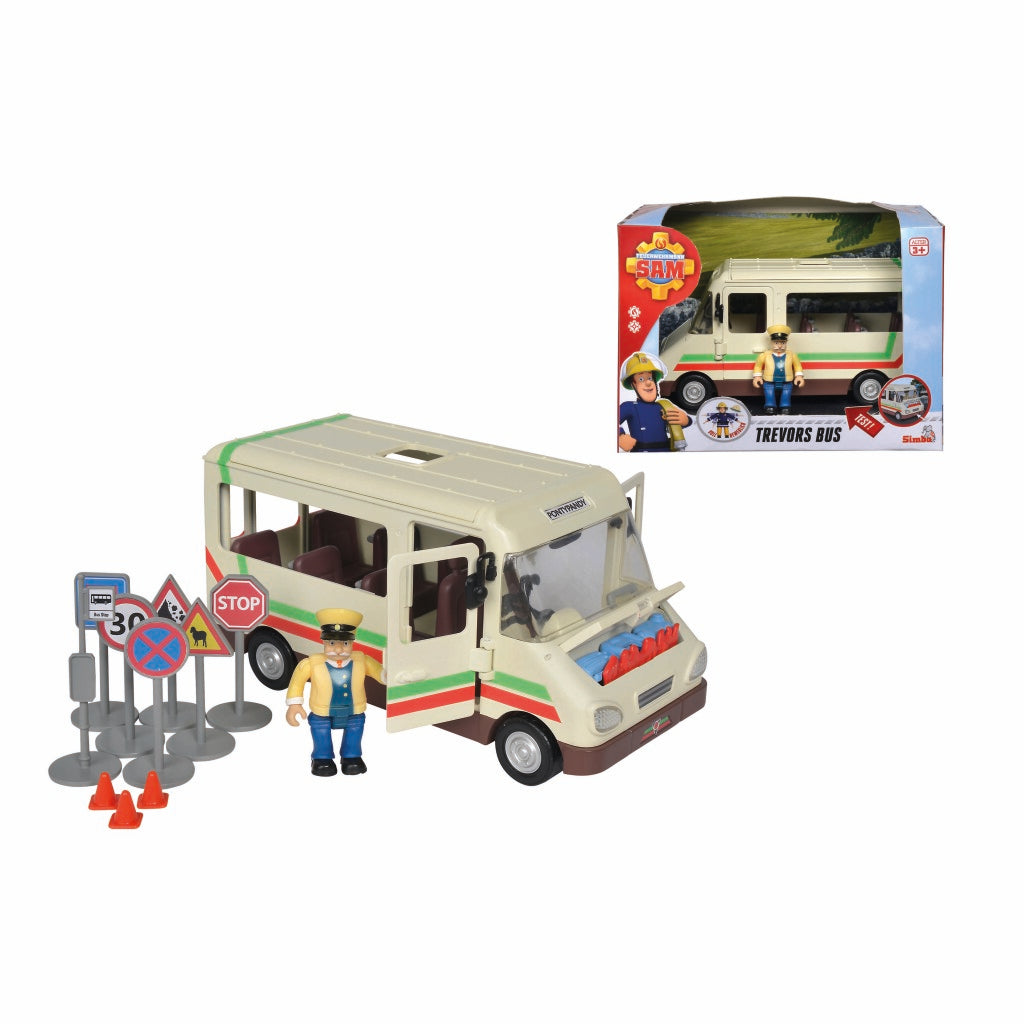 Simba simba trevors buss med figur + lys