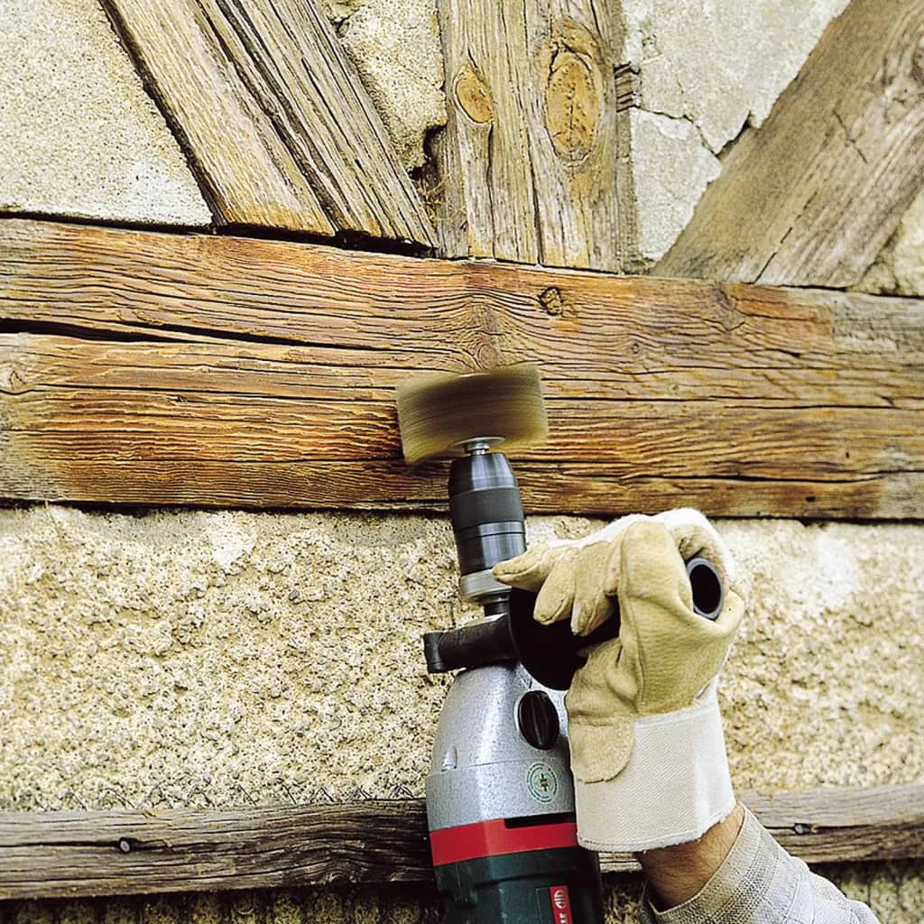 Wolfcraft Wolfcraft Wold Grain Brush 80 mm žlutá