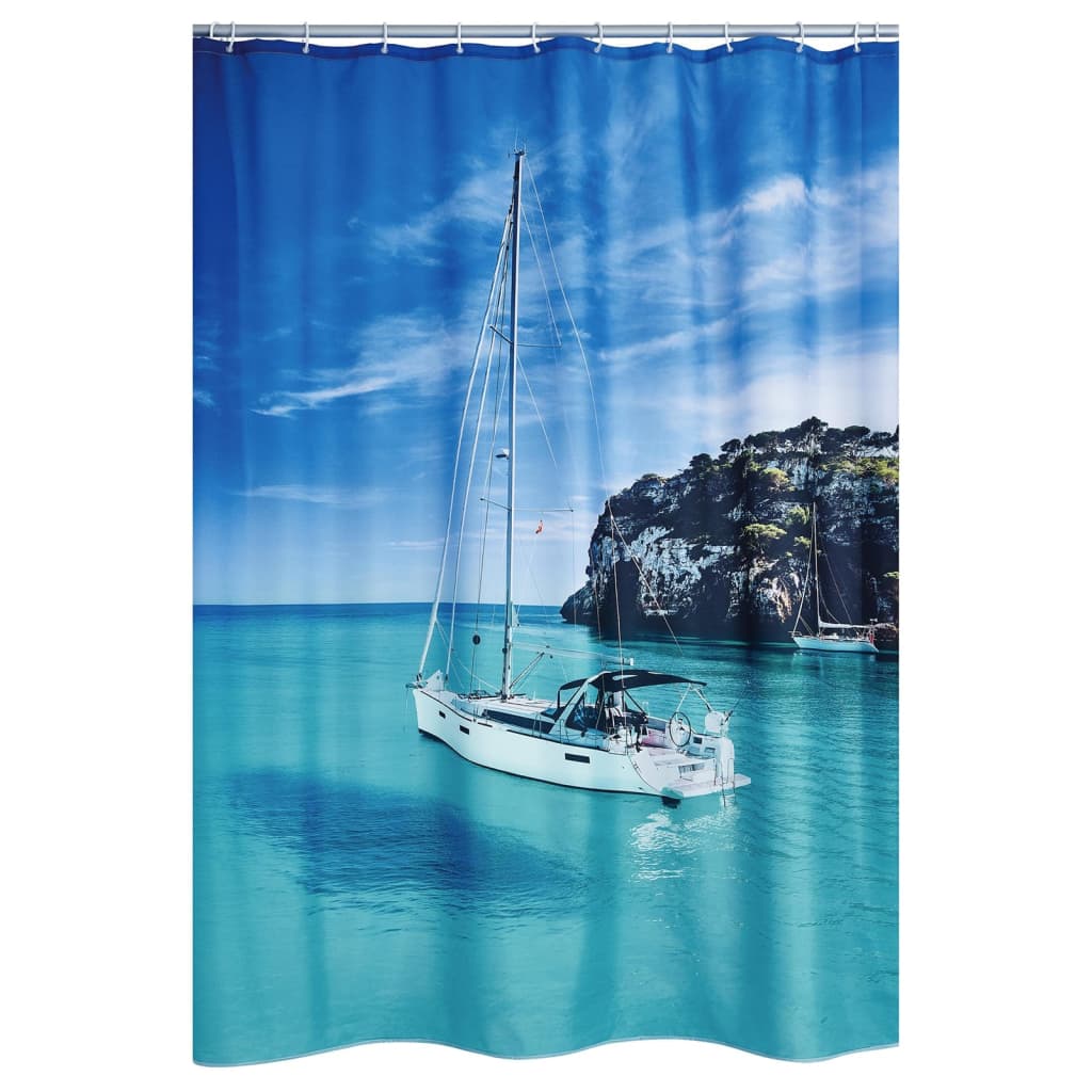 Knight shower curtain sailboat 180x200 cm