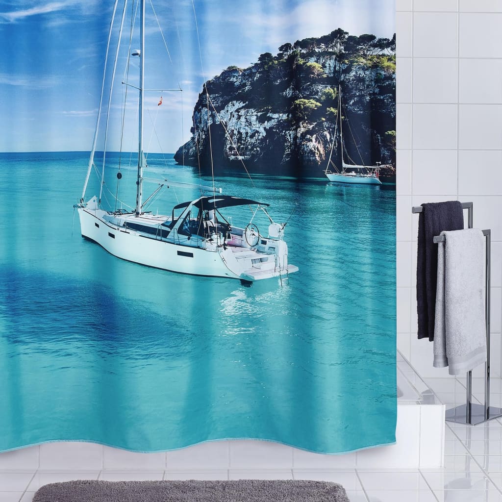 Knight shower curtain sailboat 180x200 cm