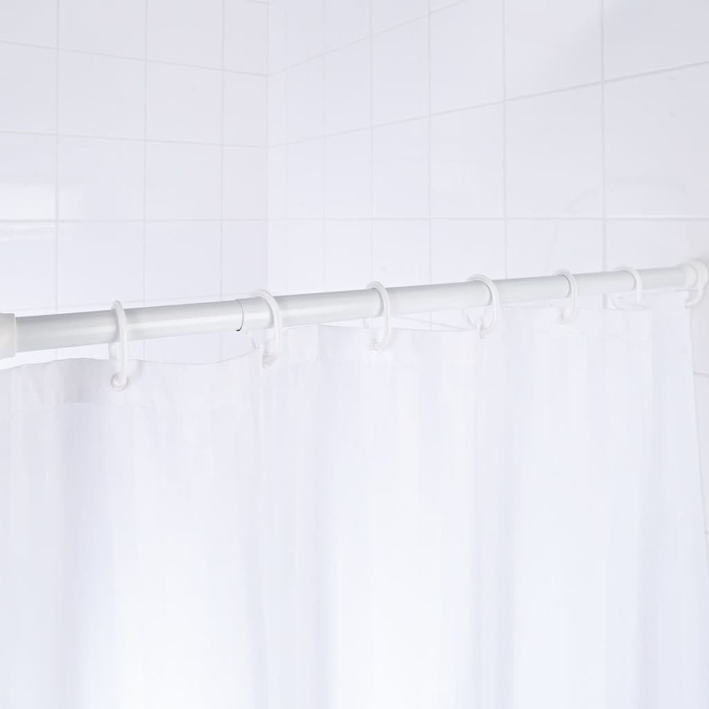 RIDDER RIDDER Shower curtain rod telescopic 110-185 cm white 55201