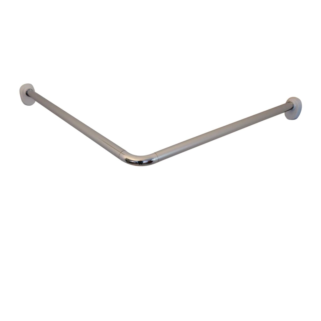 RIDDER RIDDER Corner shower curtain rod 90x90x2.5 cm chrome