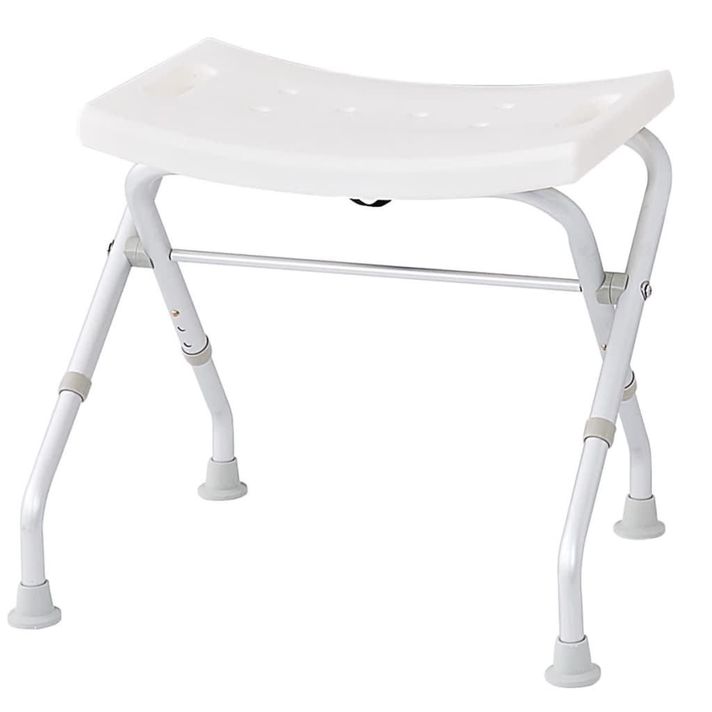 Knight bathroom stool, foldable, 110 kg, white, a0050301