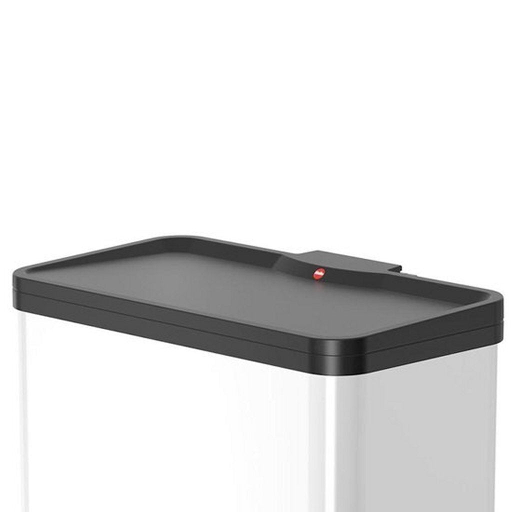 Hailo 0630-230 oko duo plus l pedal bin 17+9l white black