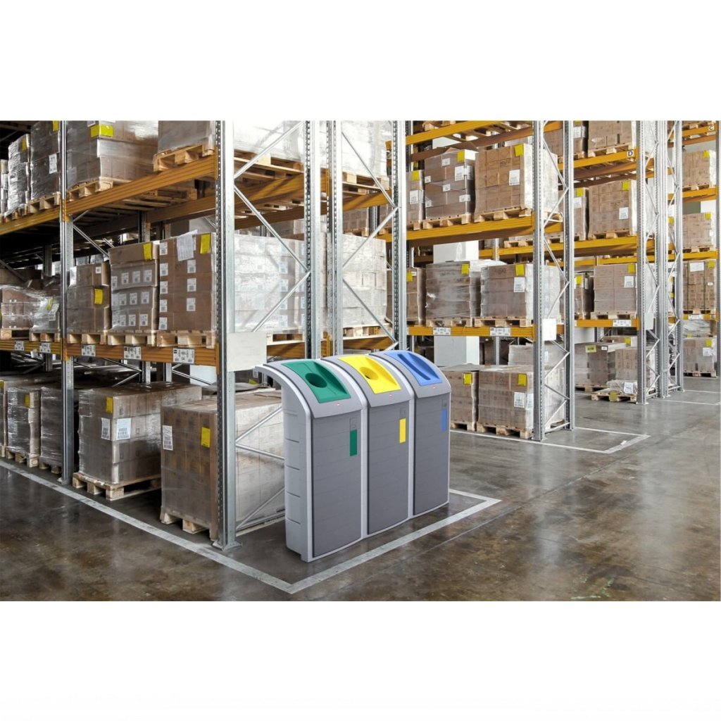 Hailo Hailo 0912-590 ProfiLine WSB Design Plus XXXL Waste Separator 120L Gray