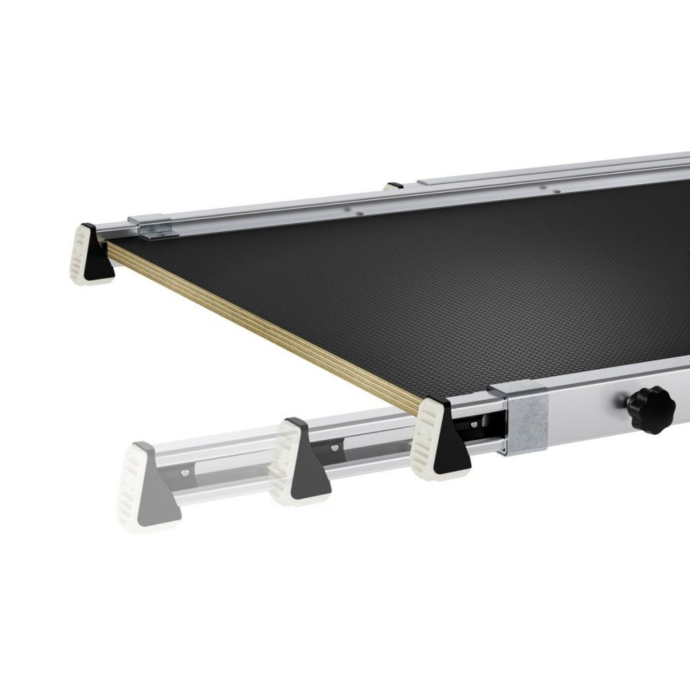 Hailo 9940-301 tp2 pro plataforma de escalera plateado negro