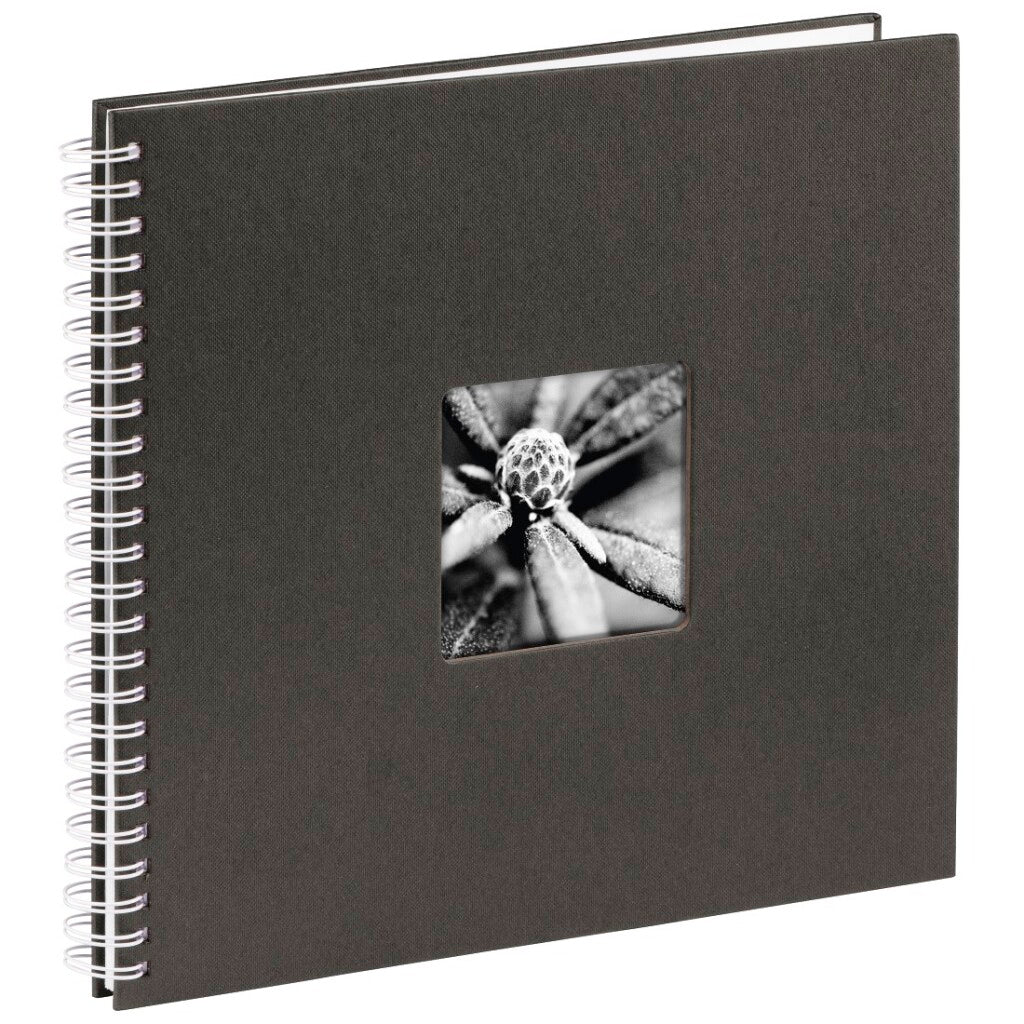 Hama spiral album fine art 36x32 cm 50 white pages #039;s black