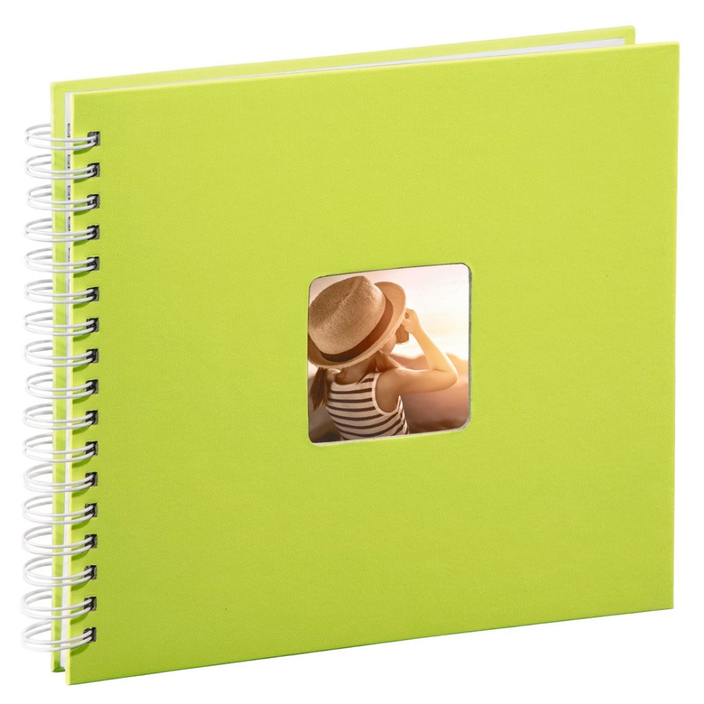 Hama Spiralalbum Fine Art 28 x 24 cm 50 weiße Seiten #039;s Kiwi