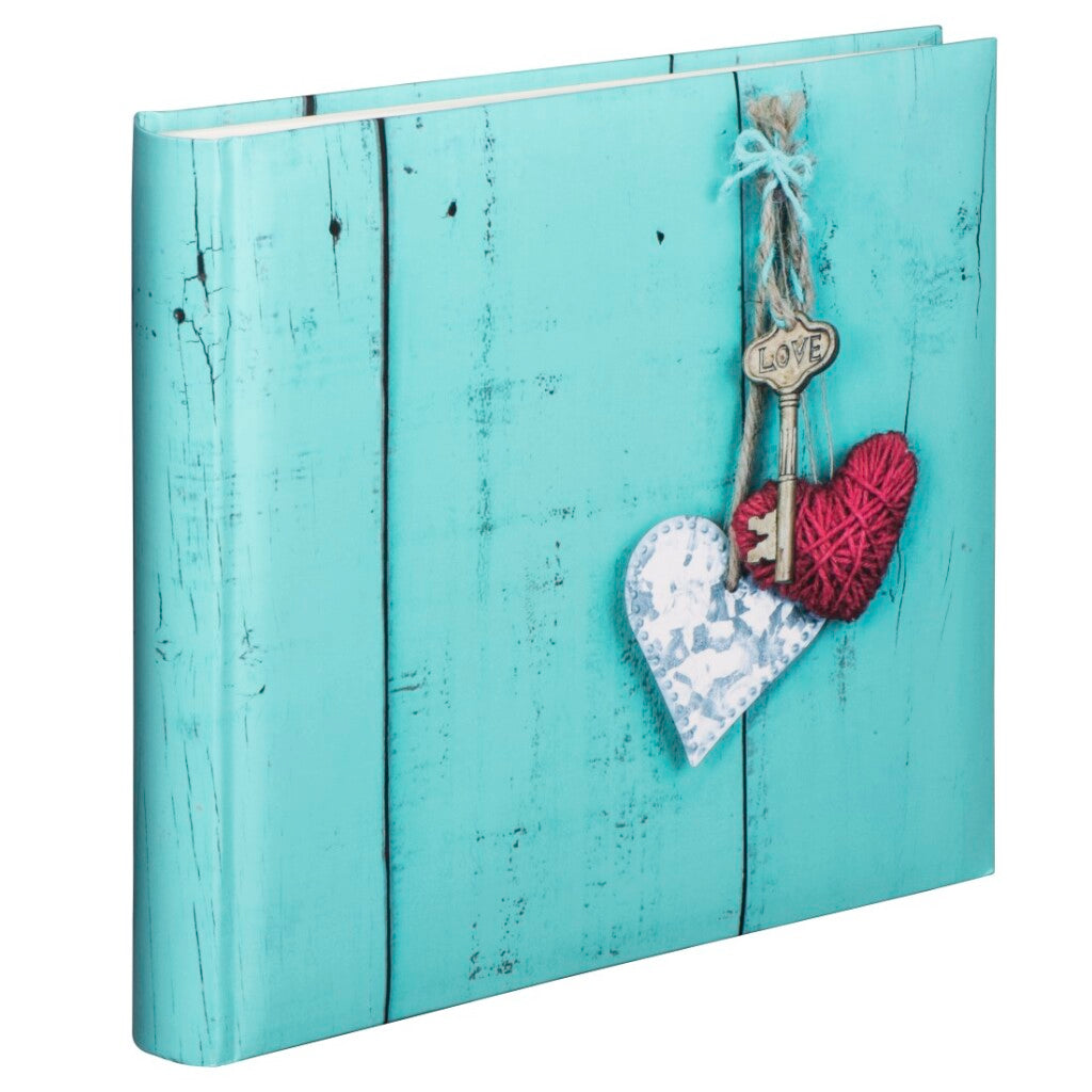Hama Album XL Rustico 30x30 cm 100 weiße Seiten #039;s Love Key
