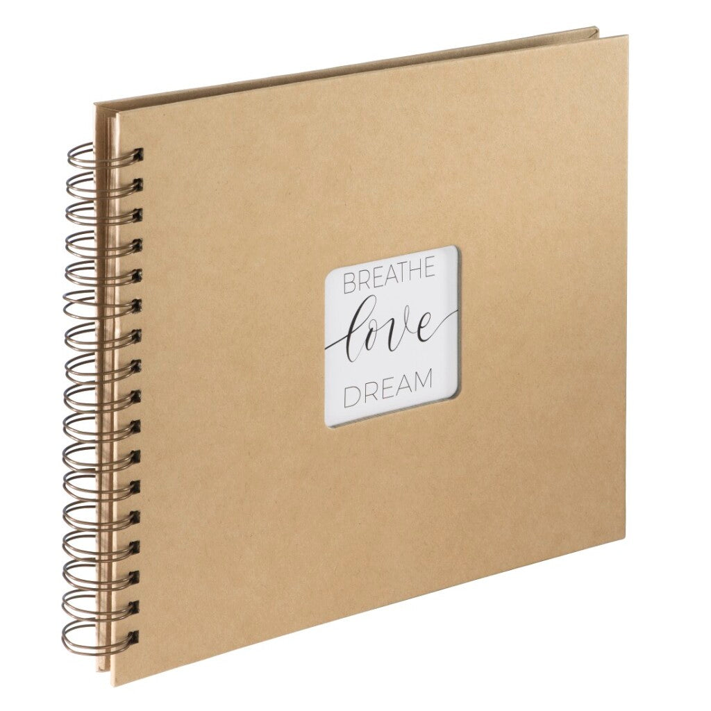 Hama Spiral Album Craft 28 x 24 Cm 40 Kraft papirsider #039;s