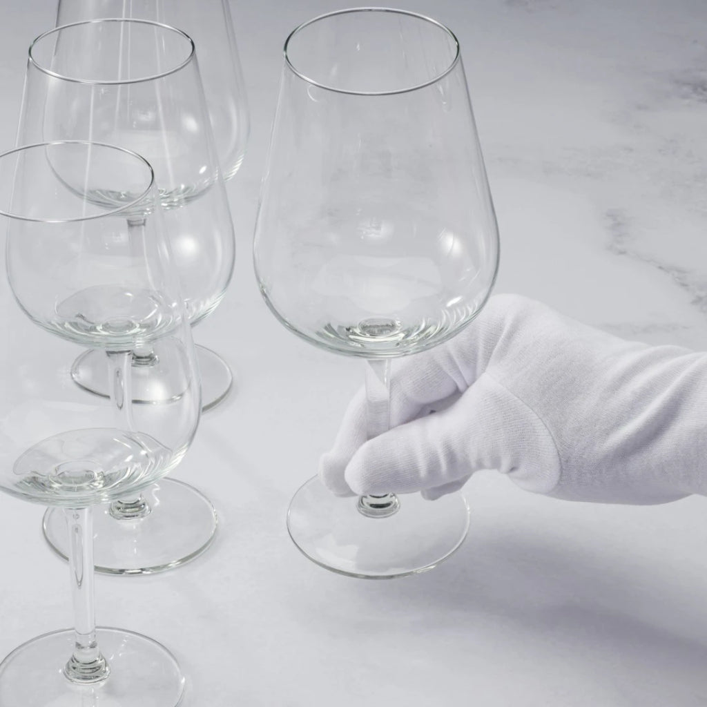 Hama katoenen handschoenen maat m 1 paar wit