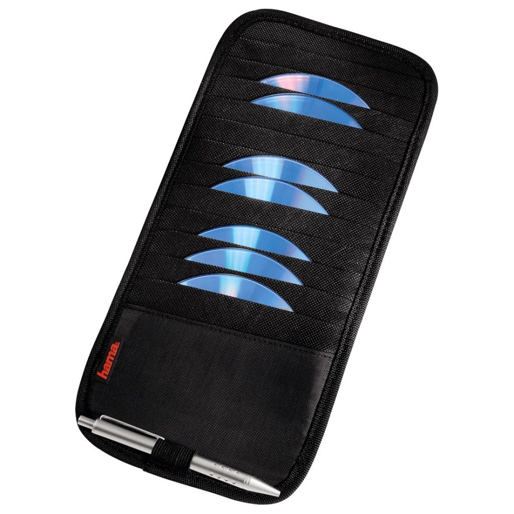 Hama car sun visor bag for 12 CDs