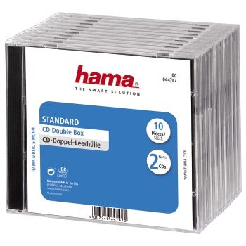 Hama CD box 10 pack 2CD cover scellé