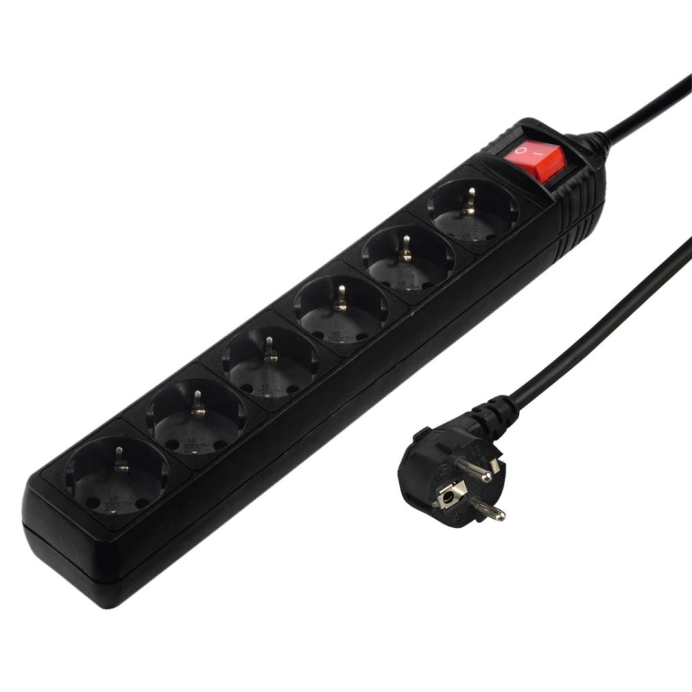 Hama 6-way ja.wsaks.1.4m bk