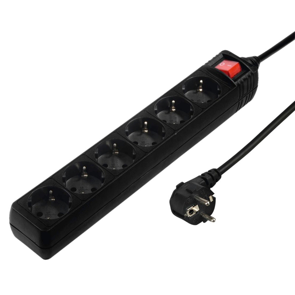 Hama 6-way ja.wsaks.1.4m bk