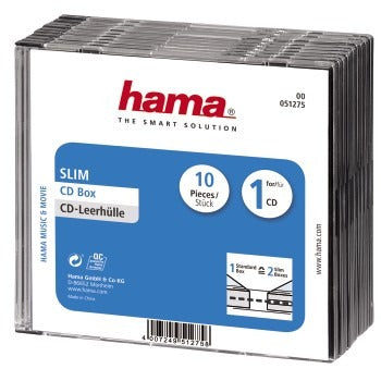 Hama CD slim boîte paquet de 10