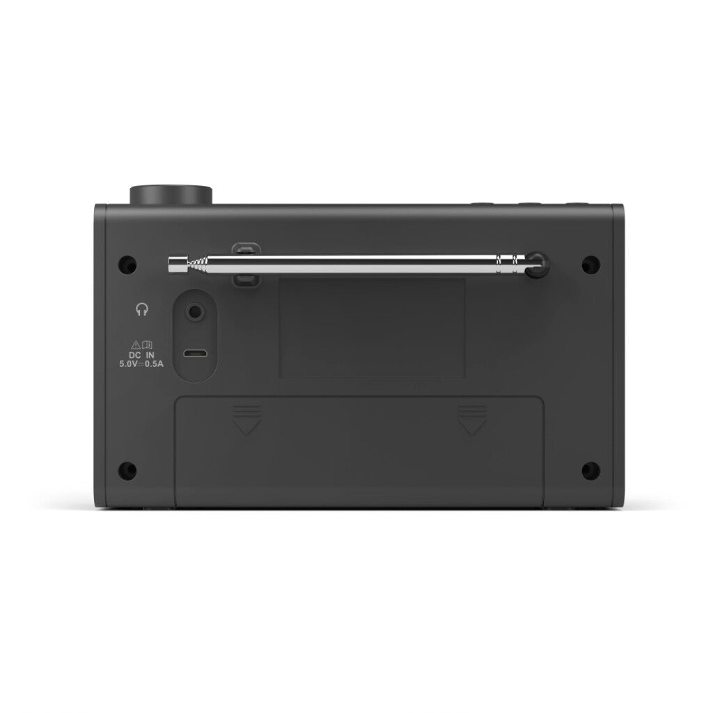 Hama Digital Radio dr7usb fm dab dab+ funktionnéiert op Batterien