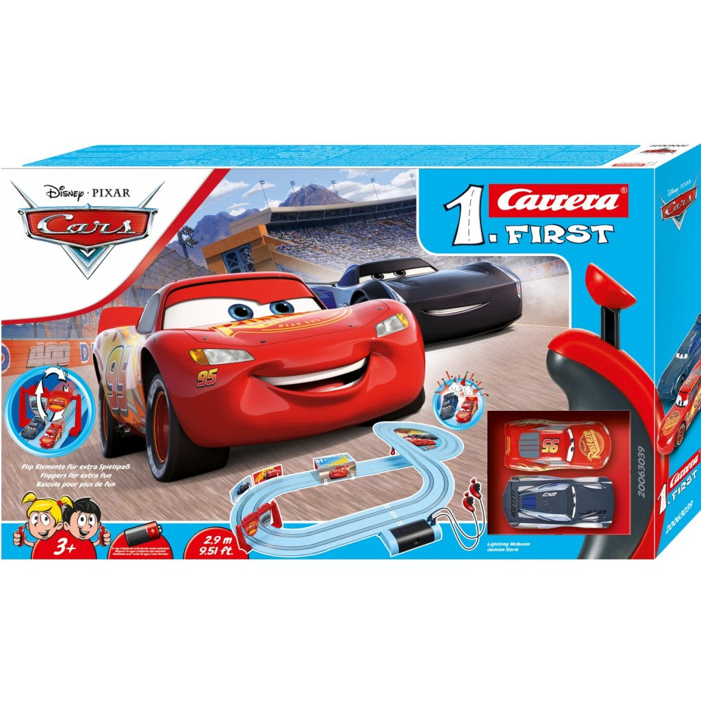 Carrera first disney cars race track 290 cm + 2 cars #039;s