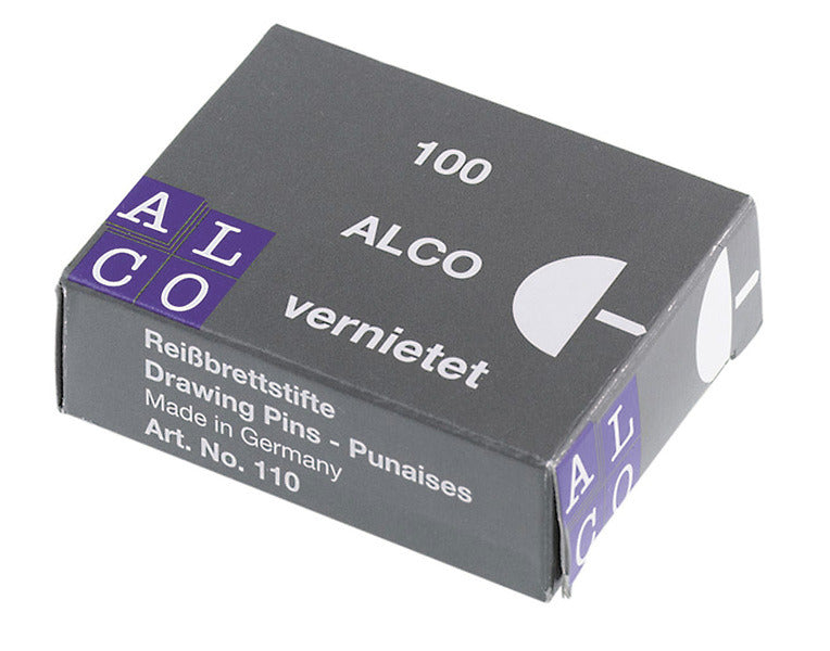 Alco al-110 chinchetas 9mm latón caja de 100 piezas