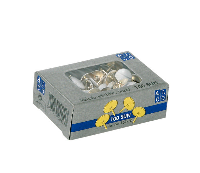 Alco al-151-10 punaises sun 9,5mm messing doos a 100 piezas ingenio
