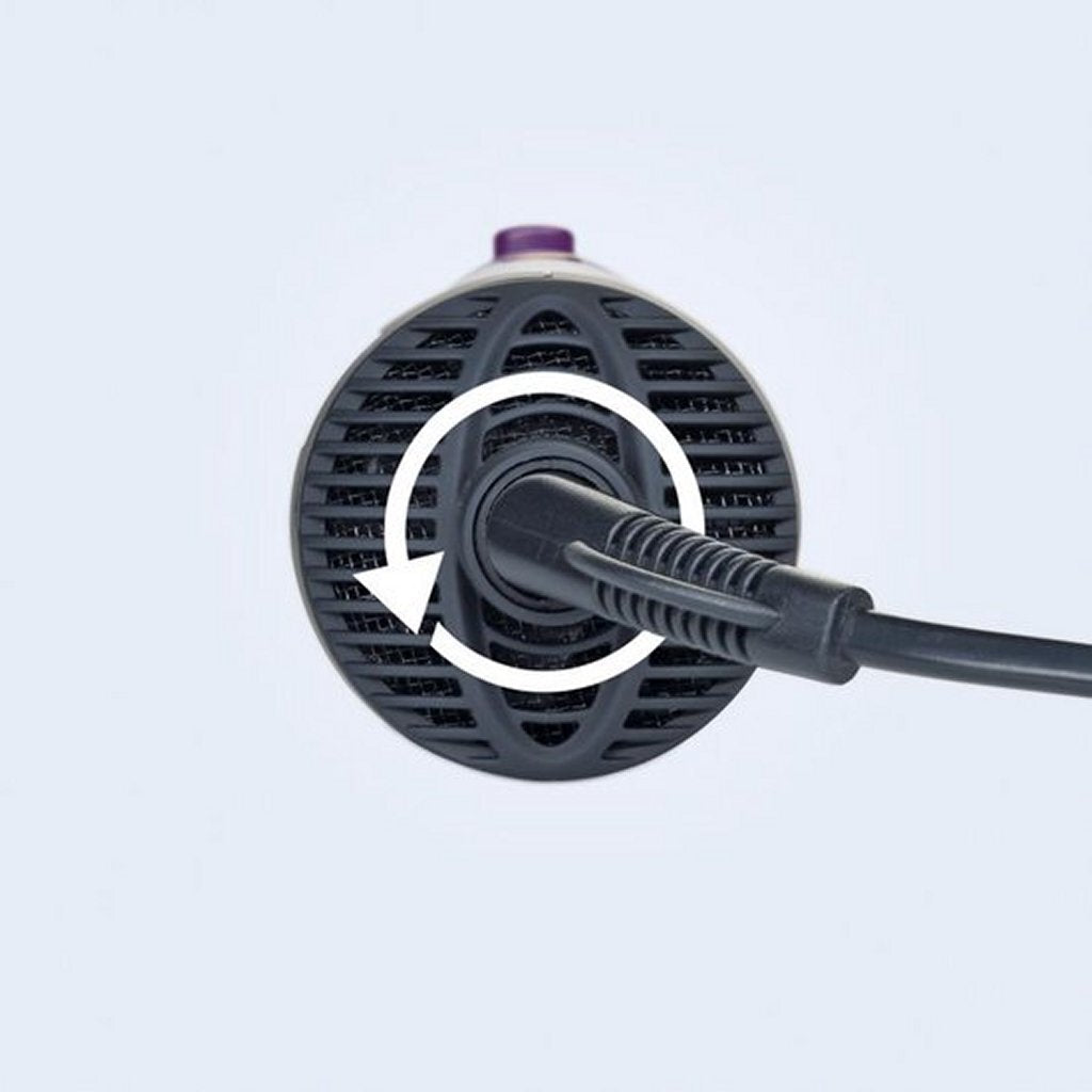 Severin Severin WL0805 Hårtørrerbørste 700W Sort Lilla