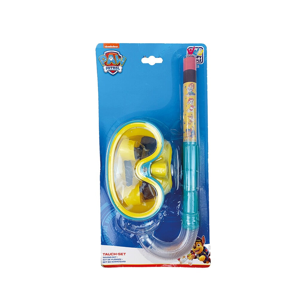 Paw Patrol Zestaw do rurki dziecięcej niebieski żółty