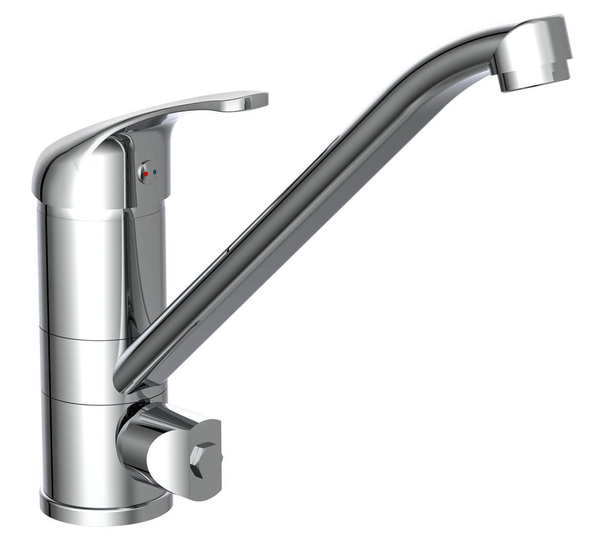 Schütte Schütte One -Kutton Mixer med maskinanslutning Ultra Chrome -färgad