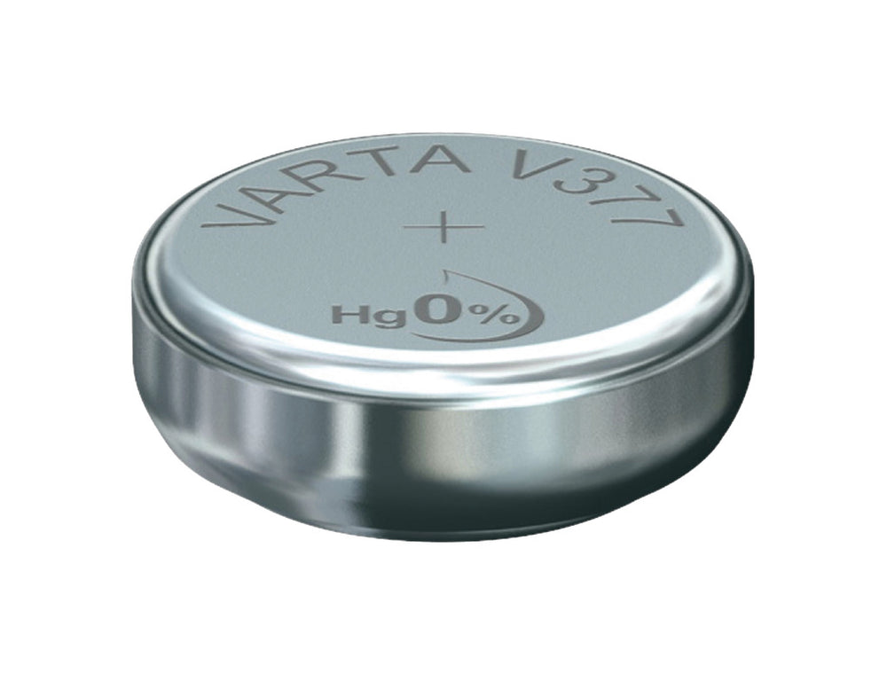Varta v377 knappcellebatteri sølv