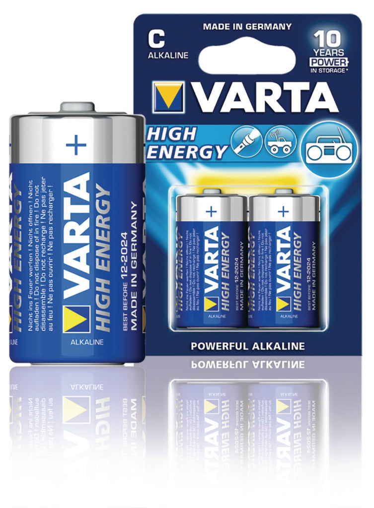 Varta 4914 2b batéria alkalická c lr14 1,5 V vysokoenergetická 10 blistrov