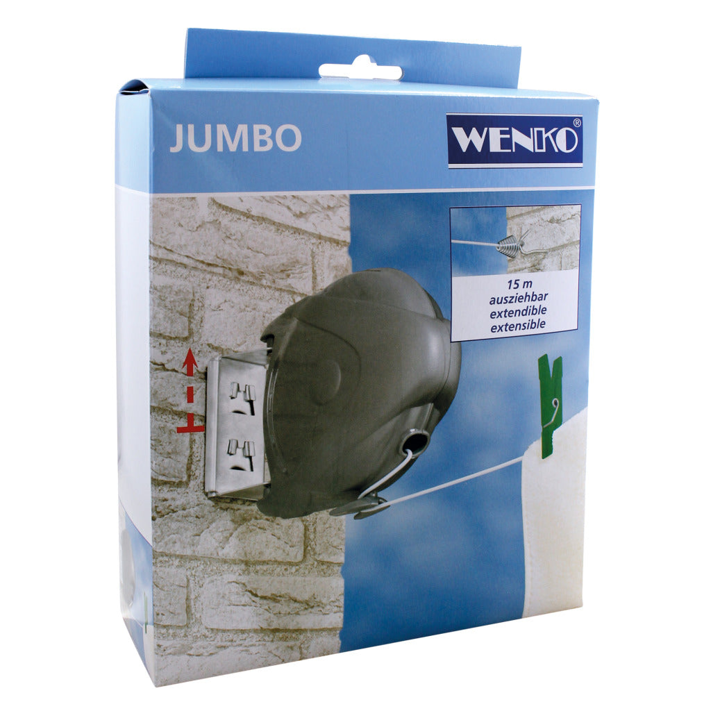 Wenko corde à linge extensible jumbo 15m
